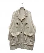 ISSUETHINGSイシューシングス）の古着「type 2a コットンコート」｜アイボリー