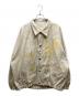 ISSUETHINGS（イシューシングス）の古着「type43-18 natural white & yellow letter ブルゾン」｜ナチュラルホワイト×イエロー