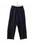 SEEALL（シーオール）の古着「2 WRAP STRING EASY PANTS イージーパンツ」｜ネイビー