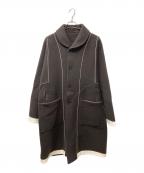IRENISAイレニサ）の古着「23AW REVERSIBLE SHAWL COLLAR COAT ショールカラーコート」｜ブラウン
