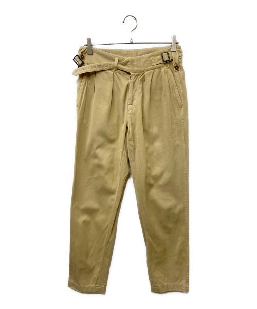 G.T.A（ジーティーアー）G.T.A (ジーティーアー) ベルトレス グルカパンツ ベージュ サイズ:SIZE 44の古着・服飾アイテム