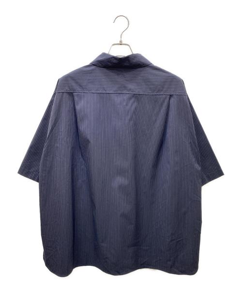 RENEGH（レネフ）RENEGH (レネフ) HALF ZIP PULL OVER SHIRT シャツ ネイビー サイズ:SIZE 3の古着・服飾アイテム
