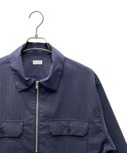 RENEGH（レネフ）RENEGH (レネフ) HALF ZIP PULL OVER SHIRT シャツ ネイビー サイズ:SIZE 3の古着・服飾アイテム