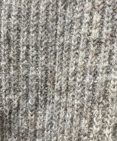 O project（オープロジェクト）O project (オープロジェクト) オーバーサイズニット グレー サイズ:5Lの古着・服飾アイテム