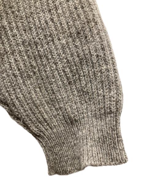 O project（オープロジェクト）O project (オープロジェクト) オーバーサイズニット グレー サイズ:5Lの古着・服飾アイテム