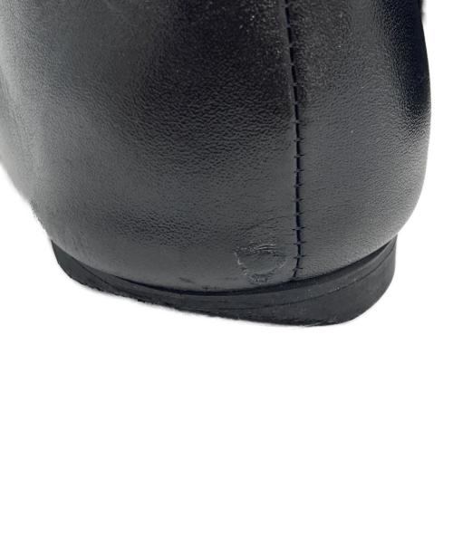 Pippichic（ピッピシック）Pippichic (ピッピシック) AMBER BALLET LEATHER レザーフラットシューズ ブラック サイズ:37の古着・服飾アイテム