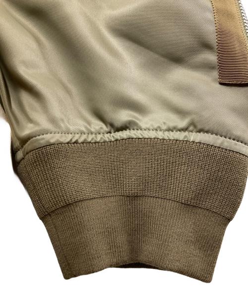 sacai（サカイ）sacai (サカイ) 25SS Cotton Gabardine x Nylon Twill Jacket ジャケット カーキ×ベージュ サイズ:1の古着・服飾アイテム