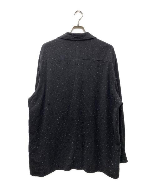 COMOLI（コモリ）COMOLI (コモリ) シルクノイル ドット シャツジャケット ブラック サイズ:3の古着・服飾アイテム