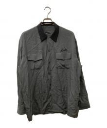 LAD MUSICIAN（ラッドミュージシャン）の古着「BOWLING SHIRT シャツ」｜グリーン