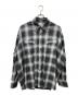 Name.（ネーム）の古着「COTTON TWILL OMBRE CUT-OFF REGULAR SHIRT  シャツ」｜グレー