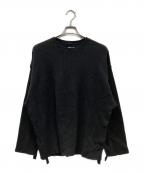 Name.ネーム）の古着「WAFFLE TAPED LOOSE SLEEVE TEE Tシャツ」｜ブラック