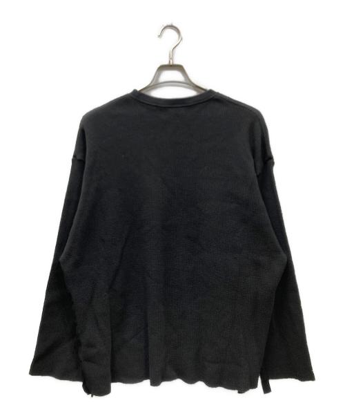 Name.（ネーム）Name. (ネーム) WAFFLE TAPED LOOSE SLEEVE TEE Tシャツ ブラック サイズ:1の古着・服飾アイテム