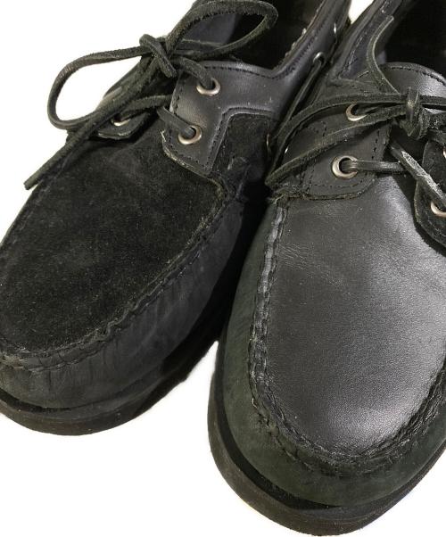 SEBAGO（セバゴ）SEBAGO (セバゴ) Engineered Garments (エンジニアドガーメンツ) レザーデッキシューズ ブラック サイズ:27.5の古着・服飾アイテム