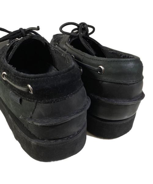 SEBAGO（セバゴ）SEBAGO (セバゴ) Engineered Garments (エンジニアドガーメンツ) レザーデッキシューズ ブラック サイズ:27.5の古着・服飾アイテム