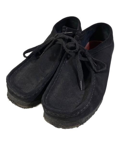 CLARKS（クラークス）CLARKS (クラークス) デッキシューズ ブラック サイズ:26cmの古着・服飾アイテム