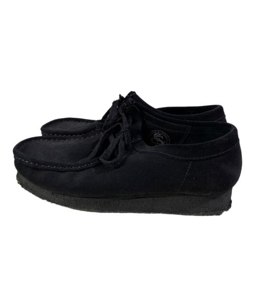 CLARKS（クラークス）CLARKS (クラークス) デッキシューズ ブラック サイズ:26cmの古着・服飾アイテム