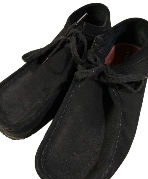 CLARKS（クラークス）CLARKS (クラークス) デッキシューズ ブラック サイズ:26cmの古着・服飾アイテム