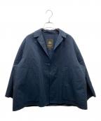 DRAWERドゥロワー）の古着「コットンシャツジャケット」｜ネイビー