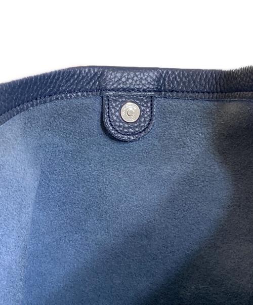 HENDER SCHEME（エンダースキーマ）Hender Scheme (エンダースキーマ) one side belt bag レザーショルダーバッグ ブルー×オレンジの古着・服飾アイテム