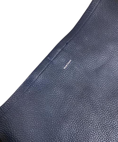 HENDER SCHEME（エンダースキーマ）Hender Scheme (エンダースキーマ) one side belt bag レザーショルダーバッグ ブルー×オレンジの古着・服飾アイテム