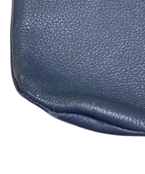 HENDER SCHEME（エンダースキーマ）Hender Scheme (エンダースキーマ) one side belt bag レザーショルダーバッグ ブルー×オレンジの古着・服飾アイテム