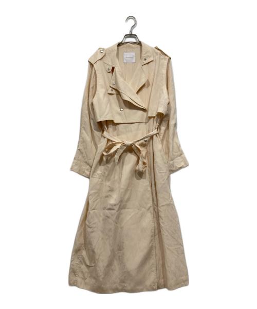 bractment（ブラクトメント）bractment (ブラクトメント) ミリタリー トレンチ コート アイボリー サイズ:38の古着・服飾アイテム