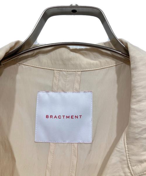 bractment（ブラクトメント）bractment (ブラクトメント) ミリタリー トレンチ コート アイボリー サイズ:38の古着・服飾アイテム