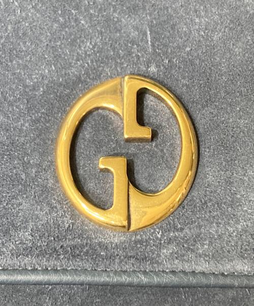 GUCCI（グッチ）GUCCI (グッチ) チェーン ダブルG ショルダーバッグ ネイビー サイズ:OneSizeの古着・服飾アイテム