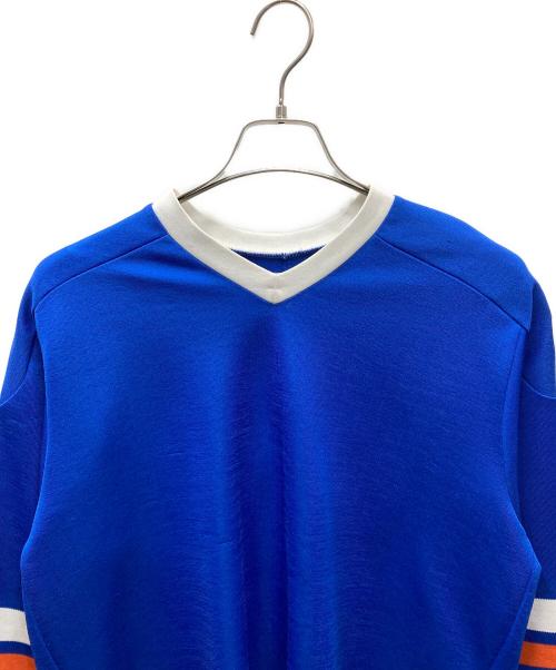 SUPREME（シュプリーム）SUPREME (シュプリーム) Freaky Hockey Jersey ロンT ブルー サイズ:Mの古着・服飾アイテム