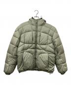 SUPREMEシュプリーム）の古着「Warp Hooded Puffy Jacket ジャケット」｜カーキ