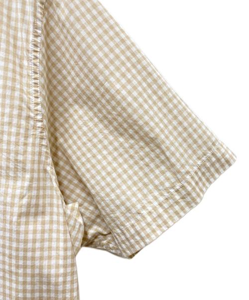 SUPREME（シュプリーム）Supreme (シュプリーム) Gingham S/S Shirt シャツ ベージュ サイズ:SIZE Lの古着・服飾アイテム