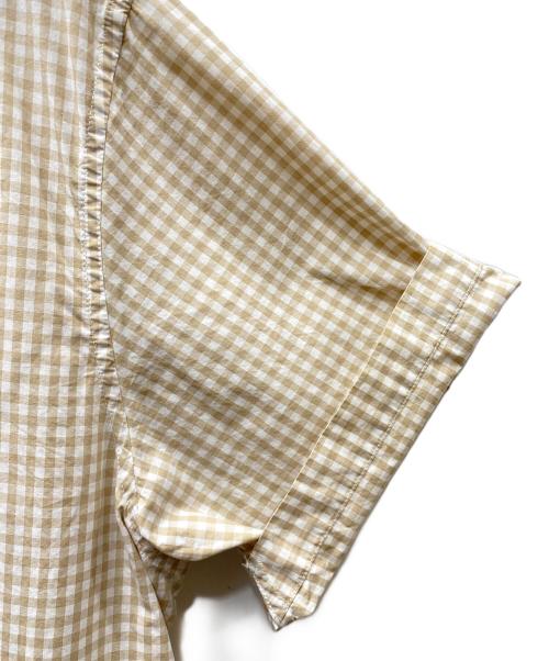 SUPREME（シュプリーム）Supreme (シュプリーム) Gingham S/S Shirt シャツ ベージュ サイズ:SIZE Lの古着・服飾アイテム