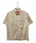 Supreme（シュプリーム）の古着「Gingham S/S Shirt シャツ」｜ベージュ