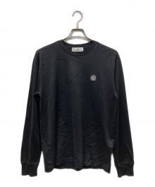 STONE ISLAND（ストーンアイランド）の古着「クルーネックロゴTEE」｜ブラック
