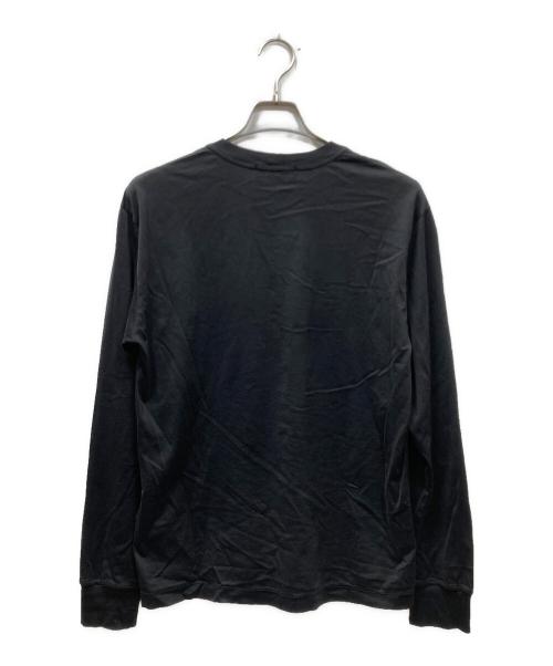 STONE ISLAND（ストーンアイランド）STONE ISLAND (ストーンアイランド) クルーネックロゴTEE ブラック サイズ:Mの古着・服飾アイテム
