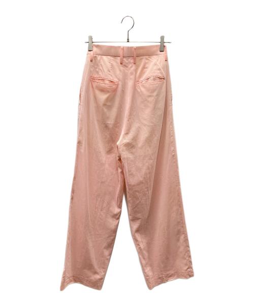 AURALEE（オーラリー）AURALEE (オーラリー) HARD TWIST FINX ORGANDY PANTS パンツ ピンク サイズ:SIZE 1の古着・服飾アイテム