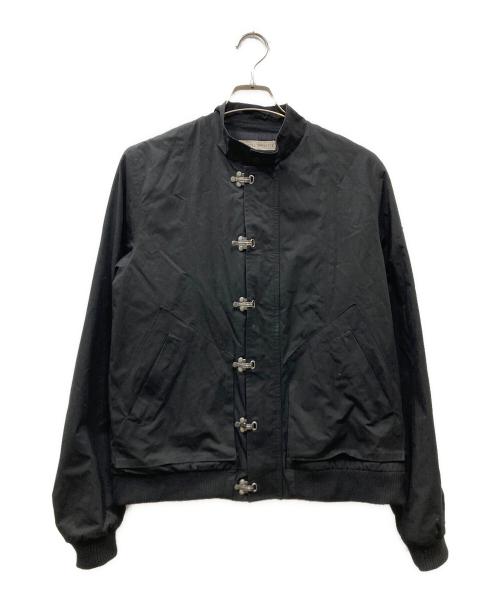 MARCEL EVERETTE（マルセル エヴェレッテ）MARCEL EVERETTE (マルセル エヴェレッテ) FRONT CLASP BOMBER ファイヤーマンジャケット ブラック サイズ:2の古着・服飾アイテム