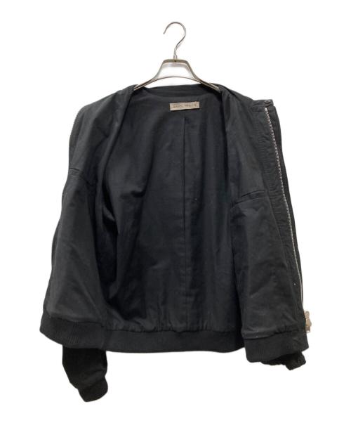 MARCEL EVERETTE（マルセル エヴェレッテ）MARCEL EVERETTE (マルセル エヴェレッテ) FRONT CLASP BOMBER ファイヤーマンジャケット ブラック サイズ:2の古着・服飾アイテム