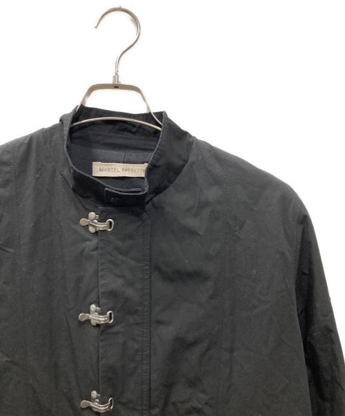 MARCEL EVERETTE（マルセル エヴェレッテ）MARCEL EVERETTE (マルセル エヴェレッテ) FRONT CLASP BOMBER ファイヤーマンジャケット ブラック サイズ:2の古着・服飾アイテム