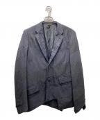 COMME des GARCONS HOMME PLUSコムデギャルソンオムプリュス）の古着「パッチワークテーラードジャケット」｜ブラック