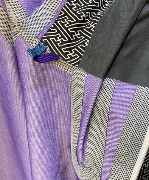 ACG（エーシージー）ACG (エーシージー) KIMONO SETAGAYA ジャケット ブラック×ホワイト サイズ:XXLの古着・服飾アイテム