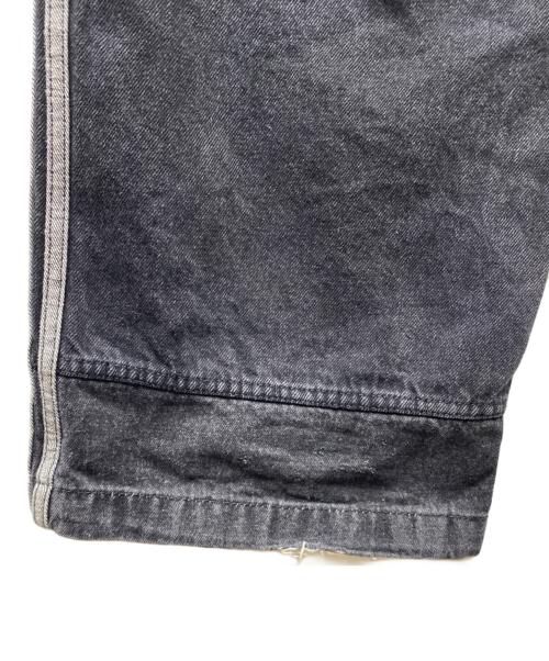 adidas（アディダス）adidas (アディダス) KSENIASCHNAIDER パッチワークジーンズ ブラック サイズ:Mの古着・服飾アイテム