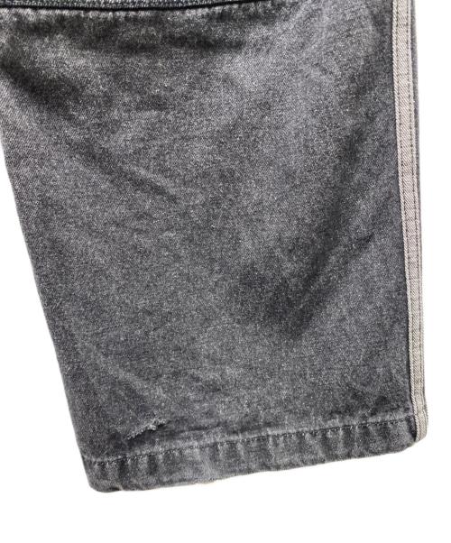 adidas（アディダス）adidas (アディダス) KSENIASCHNAIDER パッチワークジーンズ ブラック サイズ:Mの古着・服飾アイテム