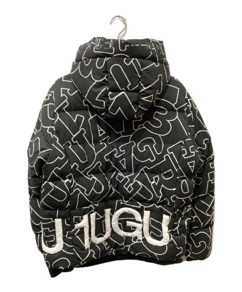 1PIU1UGUALE3 RELAX（ウノピゥウノウグァーレトレ リラックス）1piu1uguale3 relax (ウノピゥウノウグァーレトレ リラックス) ダウンジャケット ブラック×ホワイト サイズ:XLの古着・服飾アイテム
