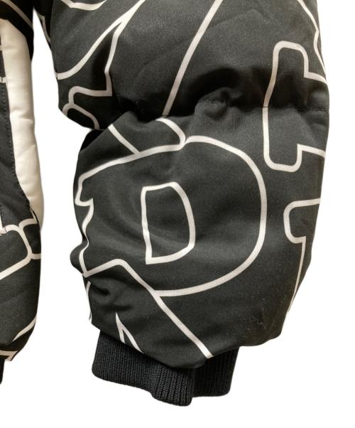 1PIU1UGUALE3 RELAX（ウノピゥウノウグァーレトレ リラックス）1piu1uguale3 relax (ウノピゥウノウグァーレトレ リラックス) ダウンジャケット ブラック×ホワイト サイズ:XLの古着・服飾アイテム