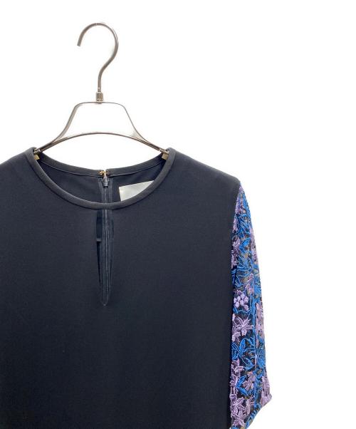 Mame Kurogouchi（マメクロゴウチ）mame kurogouchi (マメクロゴウチ) アームエンブロイダリードレス ワンピース ブラック サイズ:SIZE 2の古着・服飾アイテム