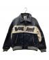 AVIREX（アヴィレックス）の古着「VALLAD VARSITY LEATHER JACKET レザーレーシングジャケット」｜ネイビー