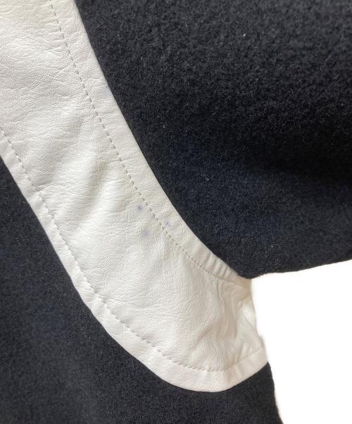 BoTT（ボット）BoTT (ボット) tokyovitamin 23AW EX-BoTT-virsity ワッペンスタジャン ブラック×ホワイト サイズ:Mの古着・服飾アイテム