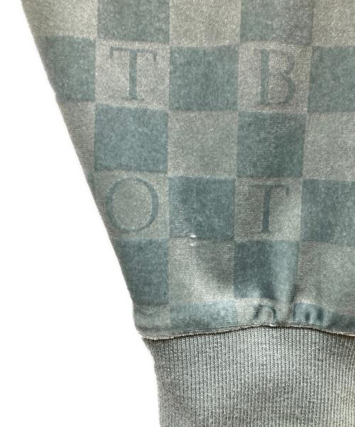 BoTT（ボット）BoTT (ボット) Checkboard Velour ポロシャツ ブルー サイズ:Lの古着・服飾アイテム