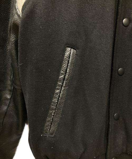 stussy（ステューシー）stussy (ステューシー) SOPH. (ソフ) 15AW SOPHNET × STUSSY 16周年記念 スタジャン ブラック サイズ:SIZE Lの古着・服飾アイテム